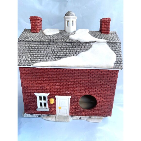 Department 56 New England Village Brick Town Hall 1986 - Picture 3 of 6